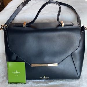 Kate Spade ♠️ Black Leather Purse EUC